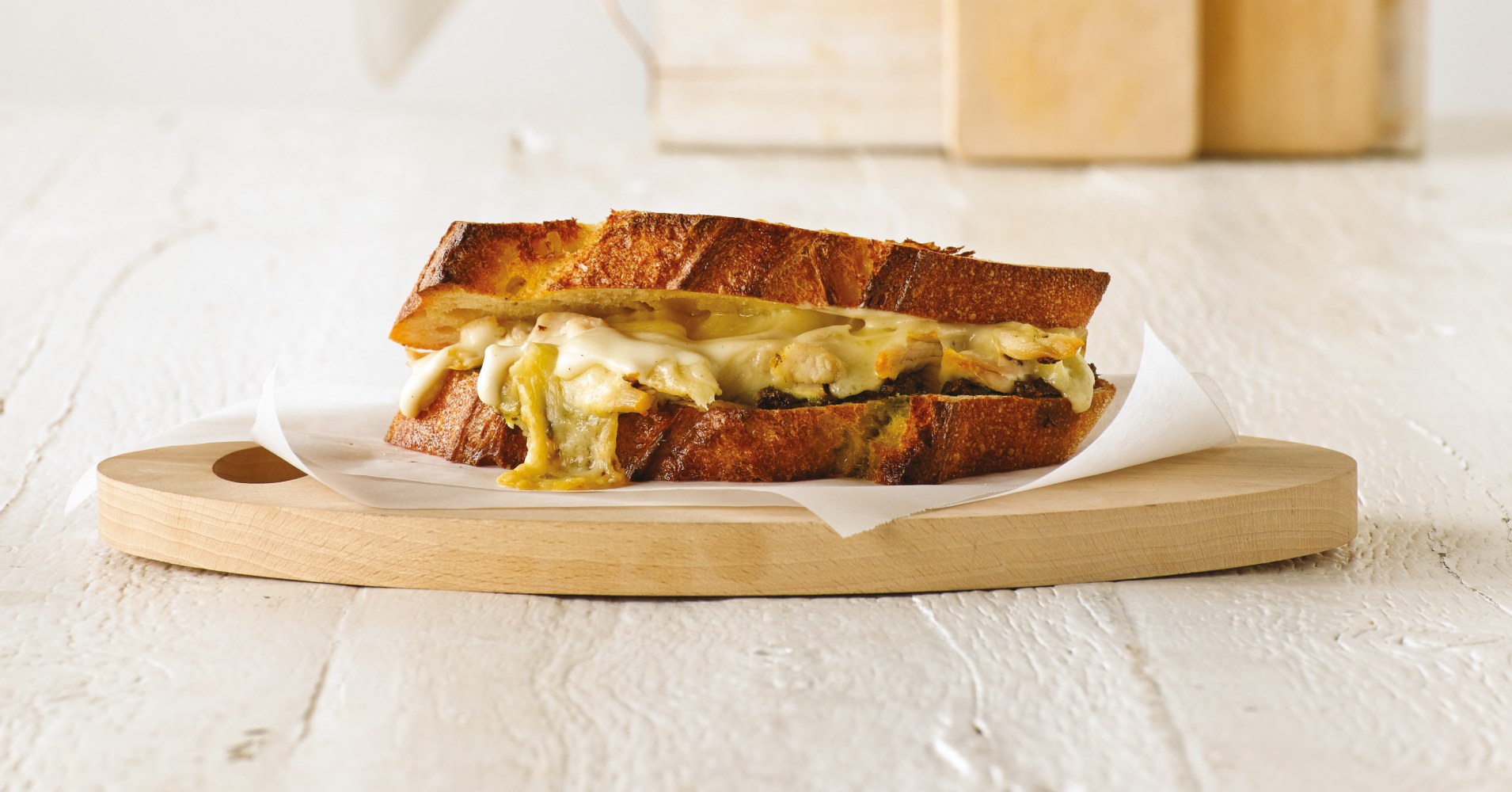 Chicken Toastie Recipe myfoodbook